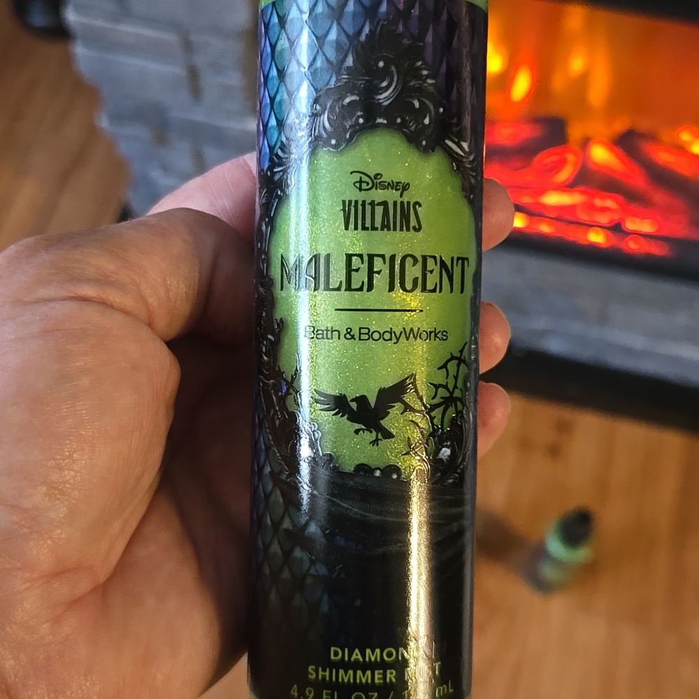 Disney Maleficent Green and Black Body Spray Trio Shimmer Mist - Picture 2 of 3